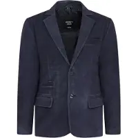 Infinity Leather Mannen Italiaanse marineblauwe leren blazerjas met leren blazerjack - Aarau