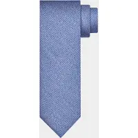 Profuomo Stropdas Blauw TIE SILK PRINT LIGHT BLUE PPWA30020/B