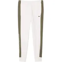 Lacoste Heren Sweatbroek Kleurblok (Crème)
