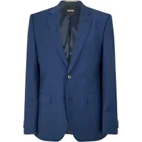 BOSS Herenjasje met één rij knopen, kleur Jasper (Blauw)