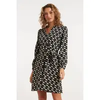 Smashed Lemon 24818 grafisch geprinte travel kwaliteit jurk |