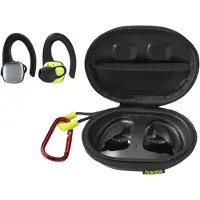 Hama - Spirit athletics - sport earhook oordopjes - Zwart / Geel