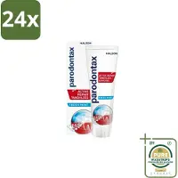 Parodontax - Tandpasta - Active Repair Tandvlees - Fresh Mint - 75 ml - Voordeelverpakking - 24 stuks - Gezwollen tandvlees - Tandplak verwijderen