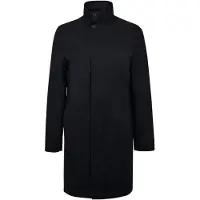 Ted Baker Erolson Mantel met trechterhals in Navy