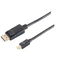Shiverpeaks Mini Displayport/ Displayport, 1.2, 4K, schwarz 2m