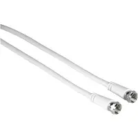 Hama SAT-aansluitkabel 5m F-connector wit
