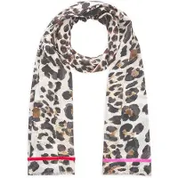 Codello Sjaal lichtbeige / bruin / pink / zwart