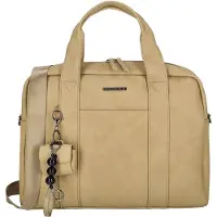 Enrico Benetti Taylor Dames laptoptas - 15 inch - Werktas A4 - Kunstleer - Taupe