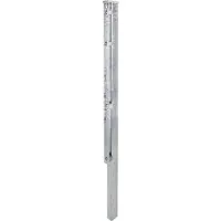 Alberts 970079 Hekpaal met plat ijzer | thermisch verzinkt | lengte 2600 mm | 60 x 40 mm
