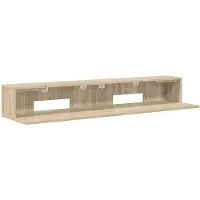 vidaXL studiobureau Sonoma Eiken 152 x 36 x 19,5 cm Bewerkt hout