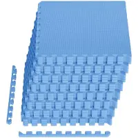 vidaXL - Vloermatten - 24 - st - Blauw - 8,64 - m² - EVA - Schuim