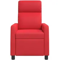 vidaXL Massage Relaxstoel Rood Kunstleer