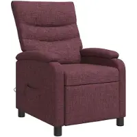 vidaXL Massage Relaxstoel Paars Stof