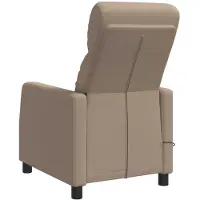 vidaXL Massage Relaxstoel Cappuccino Kunstleer