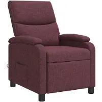 vidaXL Massage Relaxstoel Paars Stof