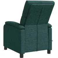 vidaXL Massage Relaxstoel Donkergroen Stof