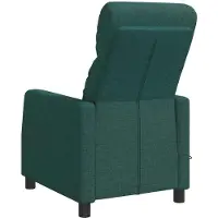 vidaXL Massage Relaxstoel Donkergroen Stof