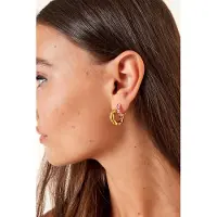 Yehwang Oorbellen In Style Goud kleur Koper
