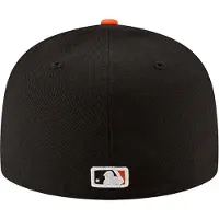 New Era San Francisco Giants Fitted Cap Black Orange | 6/7.8