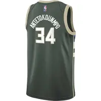 Nike Antetokounmpo Milwaukee Bucks basketbalshirt voor kinderen (Firma)