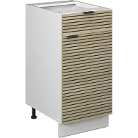 Vicco Fame-Line Keukenonderkast – 40 cm, WB Antraciet Eiken paneel
