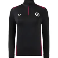 Castore Aston Villa FC-trainingsshirt voor dames (Kaviaar)
