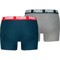 Puma Boxershorts grijs / bloedrood / zwart / wit