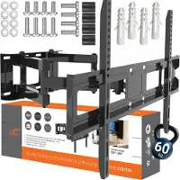 LTC Universele TV-muurbeugel 37"-99" Draai- en kantelbaar 60kg