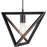 Teamson Home Armonia Hanglamp - Zwart - Modern Industrieel Ontwerp