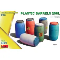 Other Modelbouwpakket Diorama - 24011 Kunststof vaten 200L - 6 Drums voor Diorama Plastic - 1:24 - Modelbouw