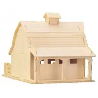 Sea-Land Houten 3D Puzzel Boerderij P070 - Bouw je eigen model!