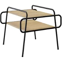 vidaXL Salontafel Sonoma Eiken 60 x 60 x 51 cm Bewerkt hout