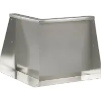 vidaXL Keermuur 50 x 50 x 30 cm Roestvrij staal zilver