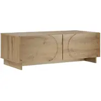 vidaXL Salontafel Artisan-Eik, 102 x 50,5 x 35 cm, houtvezel