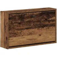 vidaXL Wandgemonteerde Schoenenkast BREDA 71 x 17 x 43 cm Bewerkt hout