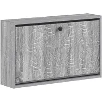 vidaXL Wandgemonteerde Schoenenkast DELFT 71 x 17 x 43 cm Bewerkt hout