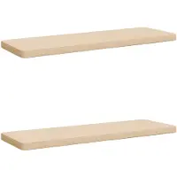 vidaXL 2-delige Bankkussens VUGHT 2 st 100% Polyester Crèmekleurig