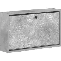 vidaXL Wandgemonteerde Schoenenkast DELFT 71 x 17 x 43 cm Bewerkt hout