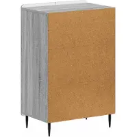 vidaXL Schoenenkast ZWOLLE 59,5 x 39,5 x 91,5 cm Bewerkt hout