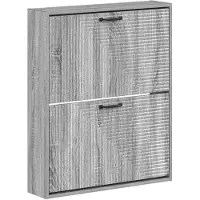 vidaXL - Wandgemonteerde - Schoenenkast - HAARLEM - 71 - x - 17 - x - 86 - cm