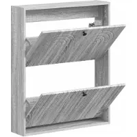 vidaXL Wandgemonteerde Schoenenkast ALKMAAR 71 x 17 x 86 cm