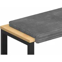 vidaXL Bankkussen Pluche Corduroy Lichtgrijs Diepte 35 cm