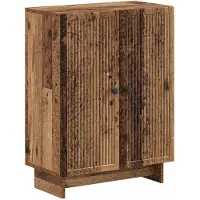 vidaXL Badkamer Opbergkast EDE Oud hout 59,5 x 31 x 80 cm Bewerkt hout