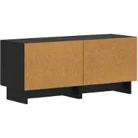 vidaXL Tv-meubel Zwart Bewerkt hout