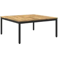 vidaXL Salontafel, wit en zwart, 100 x 100,5 x 45 cm