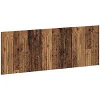 vidaXL Wandgemonteerd Hoofdbord ALKMAAR Oud hout Bewerkt hout