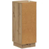 vidaXL Badkamer Opbergkast HOORN Artisanaal eiken 30 x 31 x 77 cm