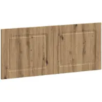vidaXL Wandgemonteerd Hoofdbord UTRECHT Artisanaal eiken Bewerkt hout