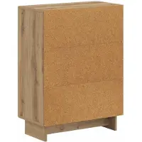 vidaXL Badkamer Opbergkast EDE Artisanaal eiken 59,5 x 31 x 80 cm