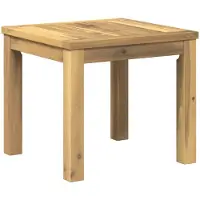 vidaXL Salontafel Witgewassen 40 x 40,5 x 36 cm Massief Acacia Hout